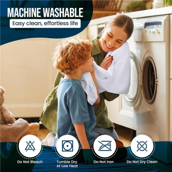 Twin Waterproof Mattress Protector Soft Terry Fitted Cover with Deep Pockets - Picture 6 of 7